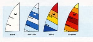 Butterfly Sailboat Sail Color Options